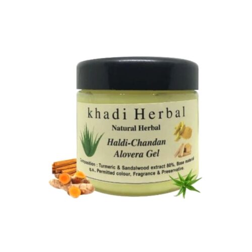 Khadi Natural Herbal Alovera Gel – Haldi Chandan