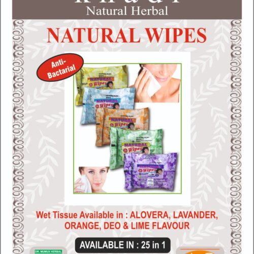 Khadi Natural Herbal Natural Wipes – Deo