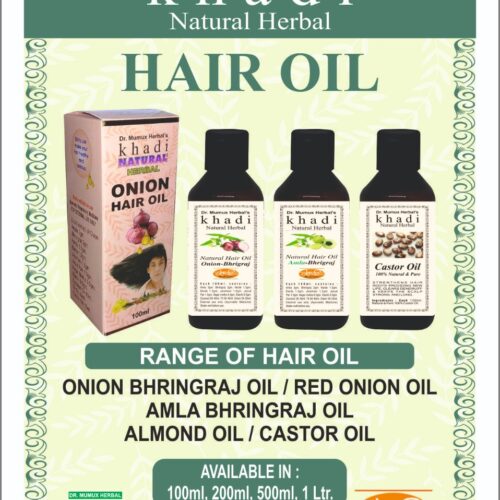 Khadi Natural Herbal Hair Oil – Almond Oil