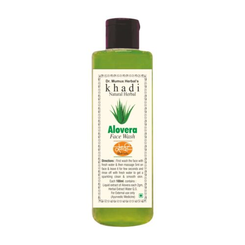 Khadi Natural Herbal Face Wash – Alovera