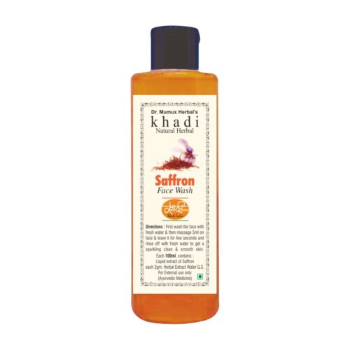 Khadi Natural Herbal Face Wash – Saffron