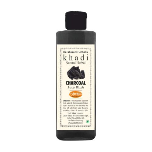 Khadi Natural Herbal Face Wash – Charcoal