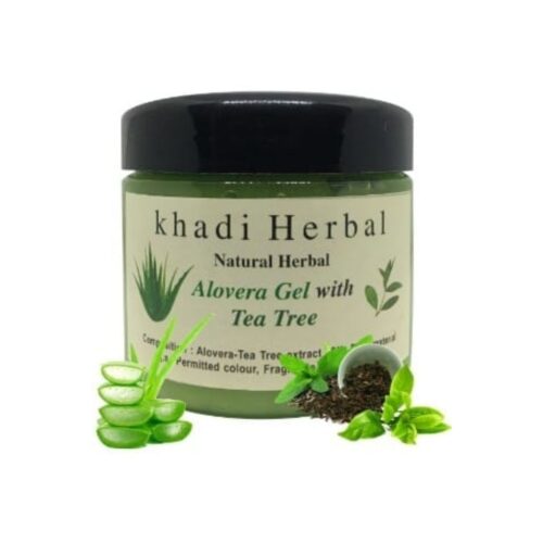 Khadi Natural Herbal Alovera Gel – Tea tree