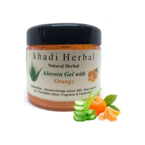 Khadi Natural Herbal Alovera Gel – Orange