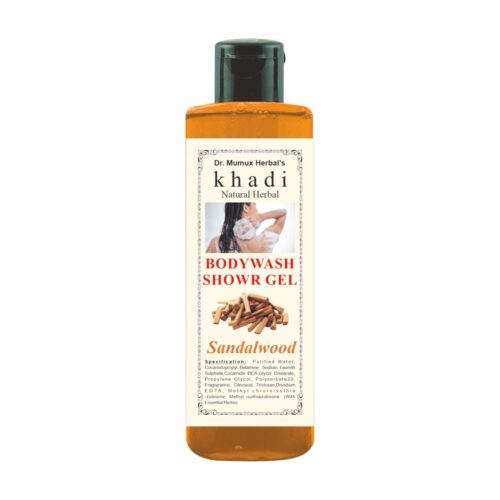 Khadi Natural Herbal Body Wash / Shower Gel – Sandalwood