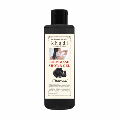 Khadi Natural Herbal Body Wash / Shower Gel – Charcoal