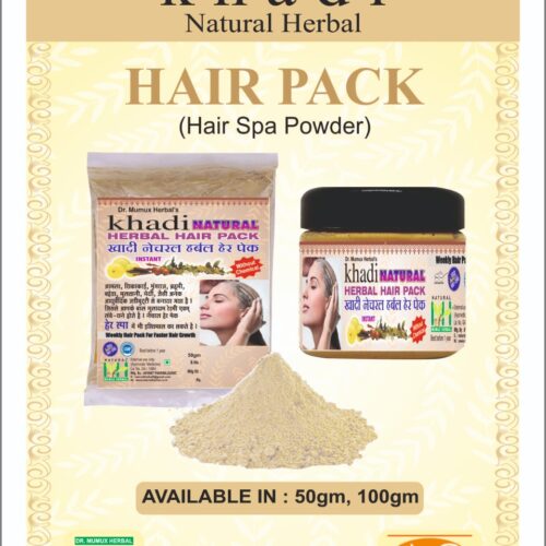 Khadi Natural Herbal Hair Pack – Spa powder