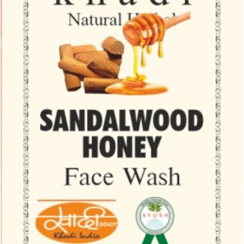 Khadi Natural Herbal Face Wash – Sandalwood-honey